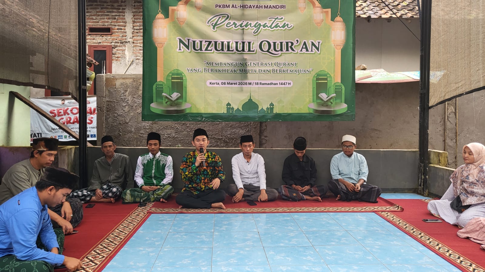 Semarak Ramadhan, PKBM Al-Hidayah Mandiri Gelar Peringatan Nuzulul Qur’an Bersama Warga Belajar