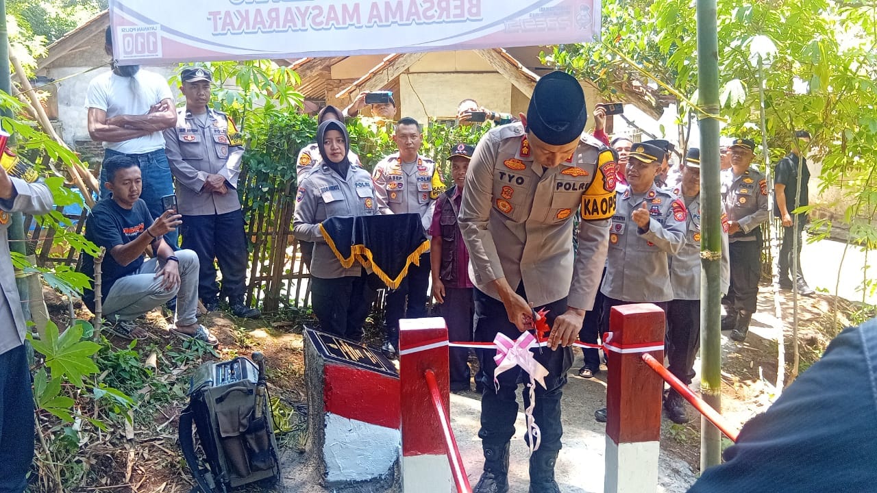 Peresmian Jembatan Merah Putih di Cimanggung, Langkah Nyata Polri Bantu Mobilitas Masyarakat