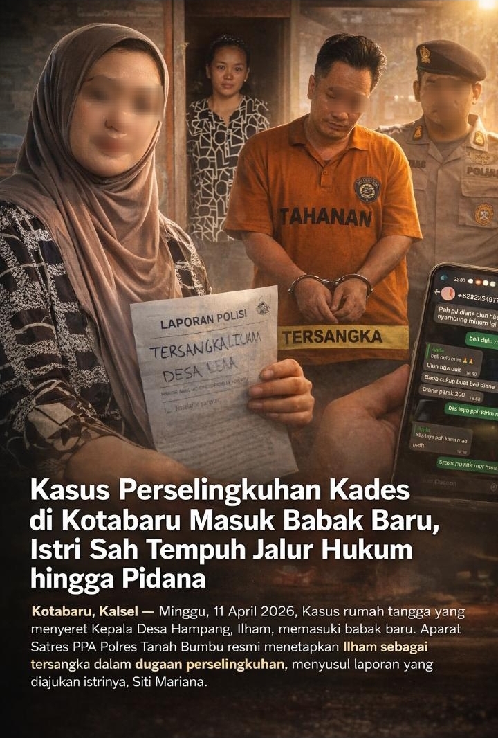 Terkesan Sangat Lamban, Siti Mariana Desak Polres Tanbu Limpahkan Segera Berkas Perselingkuhan Ke Kejaksaan