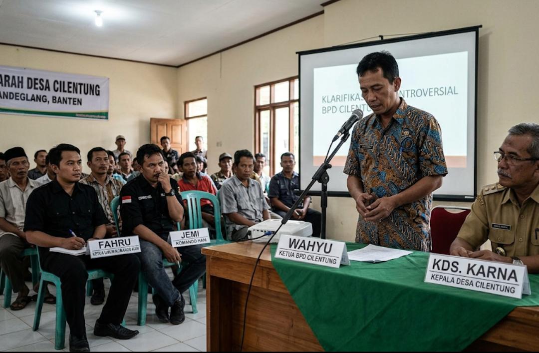 Langkah Keliru Ketua BPD Cilentung Picu Polemik, Desa Ambil Sikap