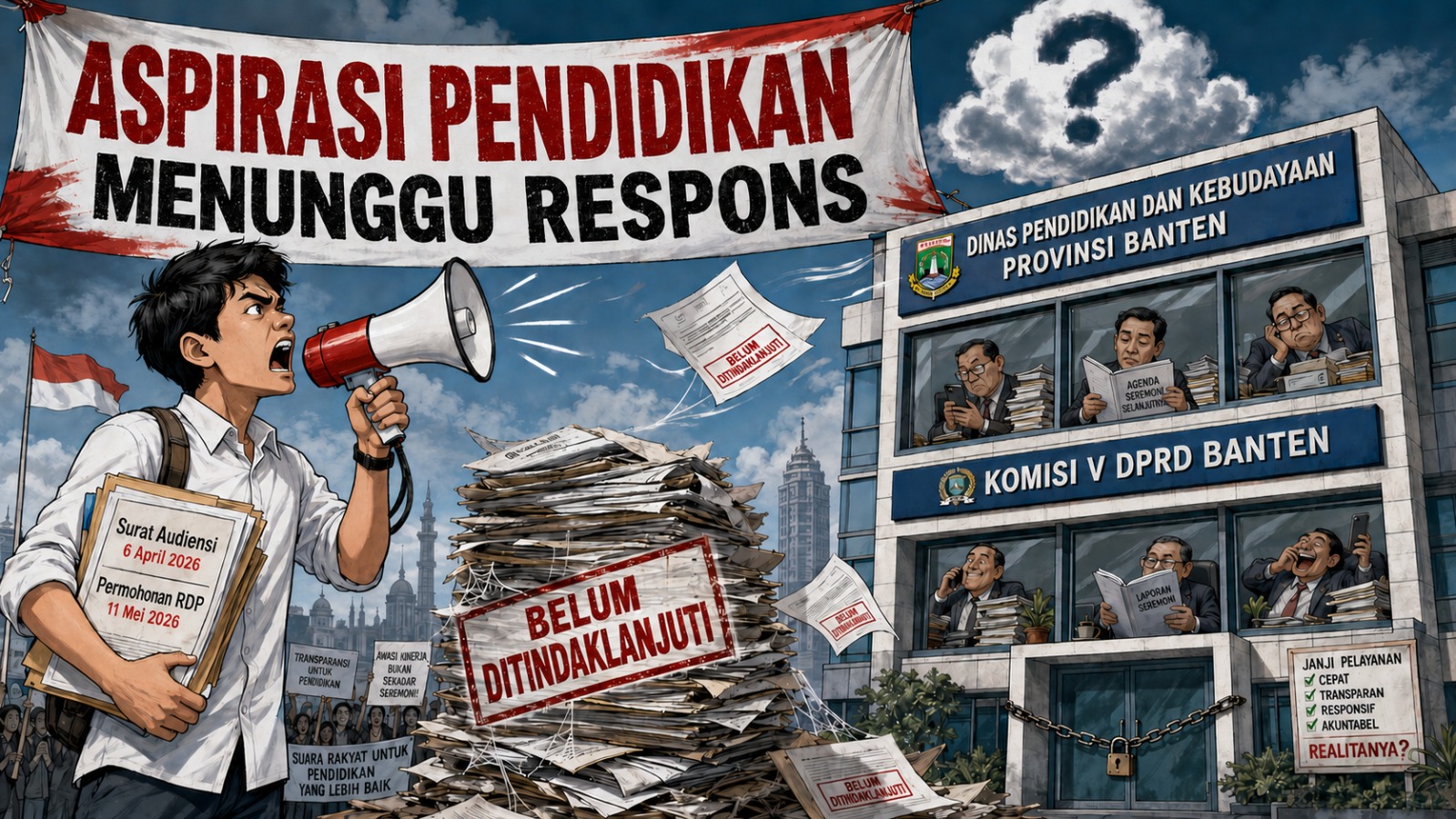 FAMS Desak RDP Pendidikan, Dindikbud dan Komisi V DPRD Banten Dinilai Abaikan Aspirasi Publik