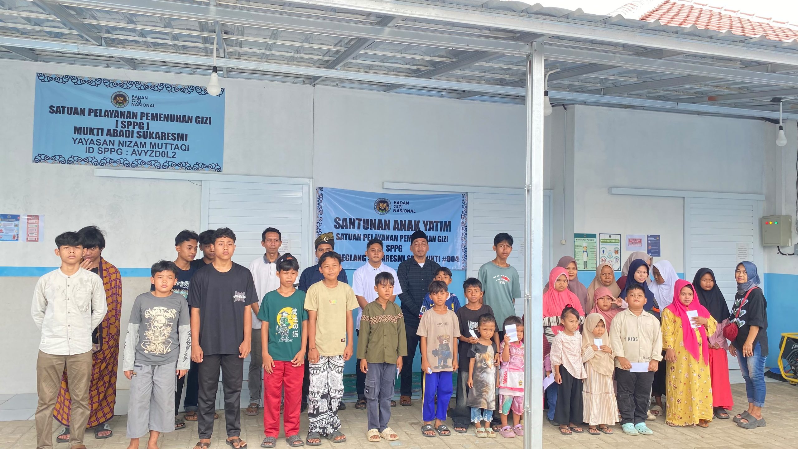Dapur MBG SPPG Sidamukti 004 Berbagi Kasih dengan Anak Yatim pada 10 Muharram