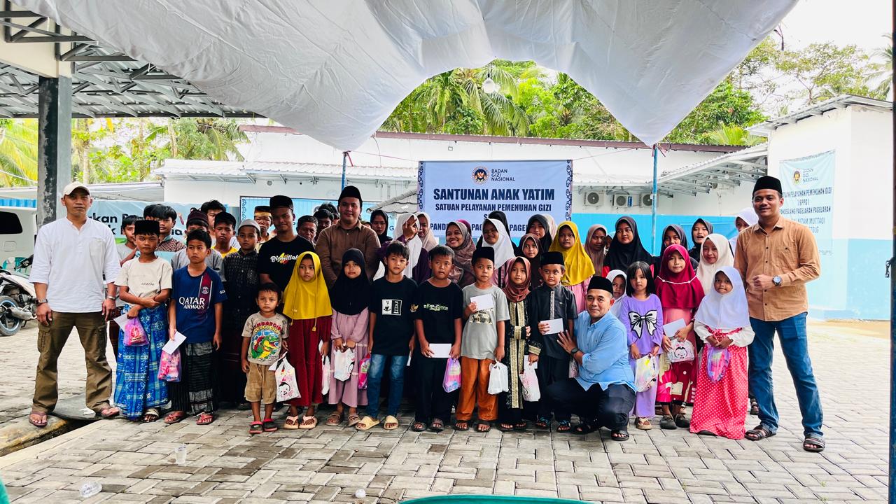 Kantor SPPG Pandeglang Pagelaran 04 Menggelar Santunan Di Hari Lebaran Yatim