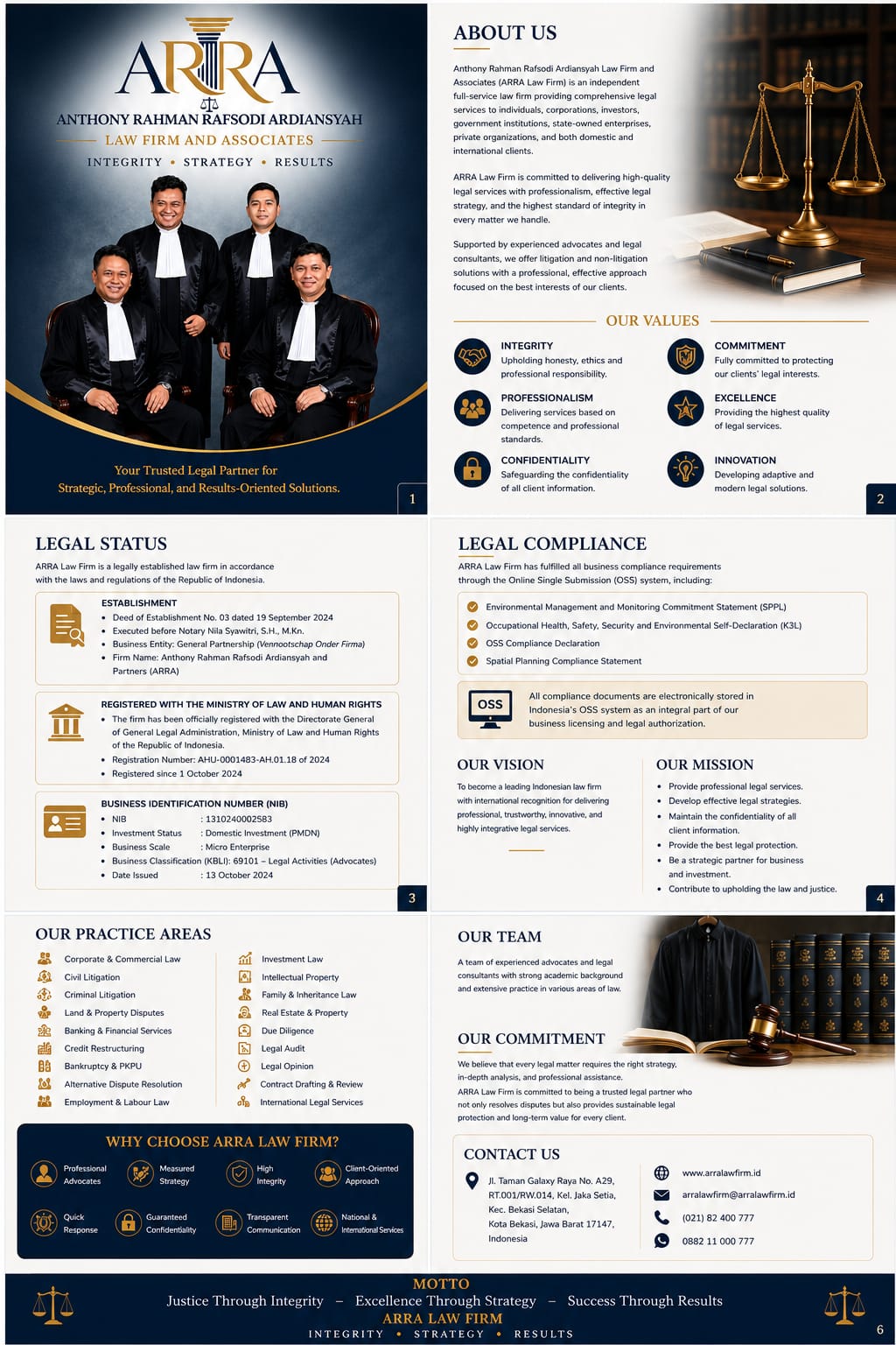 ARRA Law Firm Perkuat Eksistensi sebagai Firma Hukum Profesional Berbasis Legalitas, Integritas, dan Strategi Hukum Modern