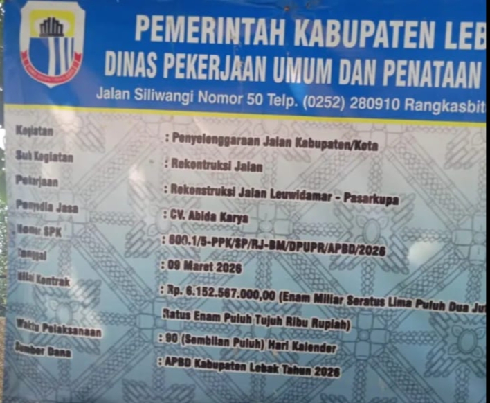 Pelaksana Proyek Rp6,1 Miliar Buka Suara, Sebut Sudah Jelaskan Metode Kerja; Kabid PUPR dan Konsultan Pengawas Belum Berikan Klarifikasi