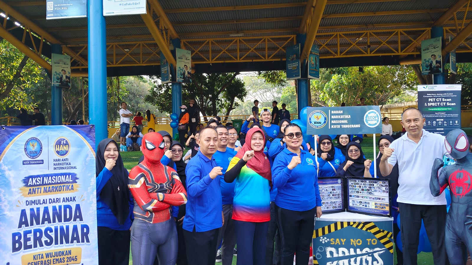 BNN Kota Tangerang Libatkan Ratusan Peserta dalam Senam ANANDA BERSINAR, Wujudkan Generasi Bebas Narkoba