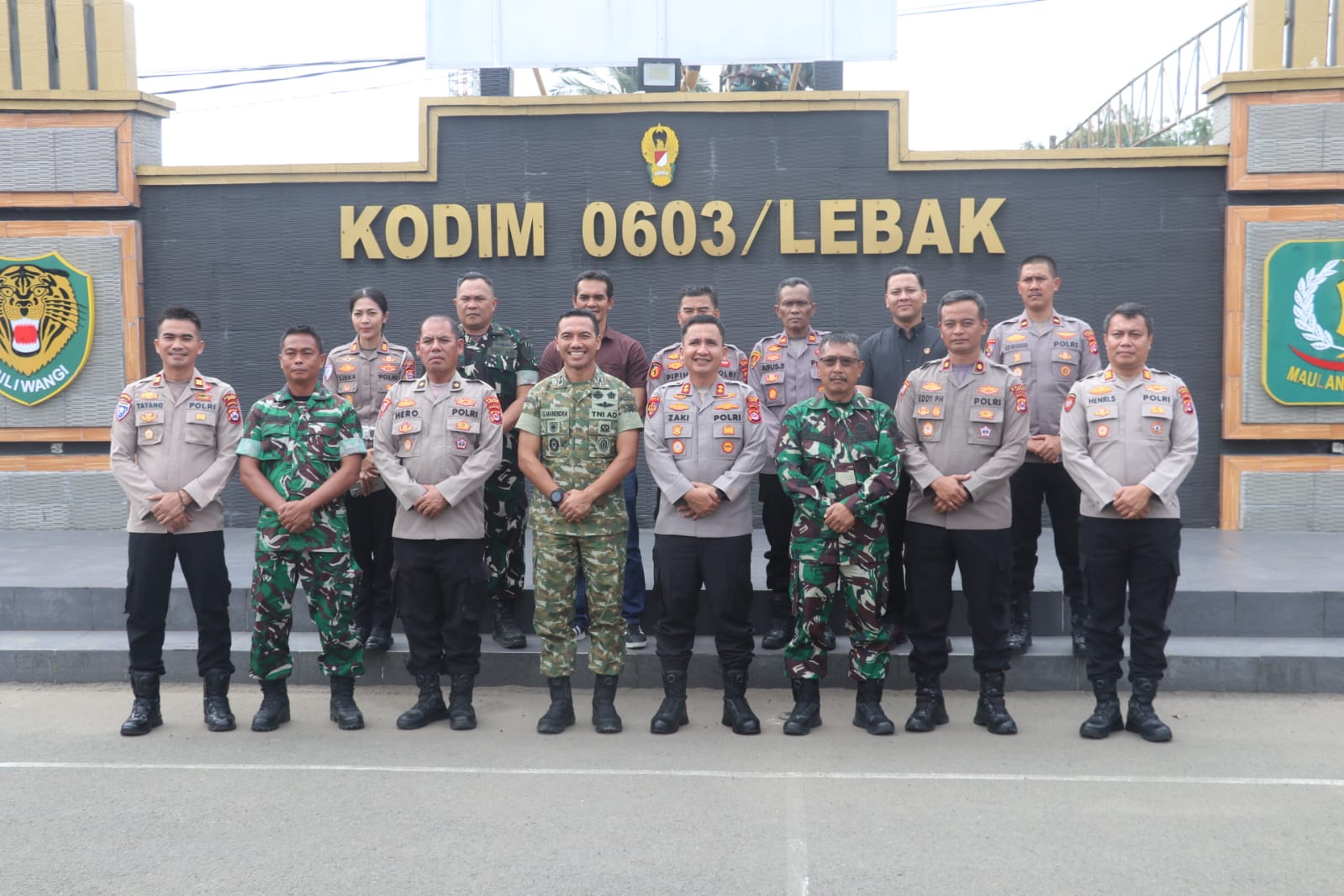 Kapolres Lebak Jalin Silaturahmi dengan Kajari Lebak, Dandim 0603/Lebak, dan Danbrigif 14/Mandala Yudha
