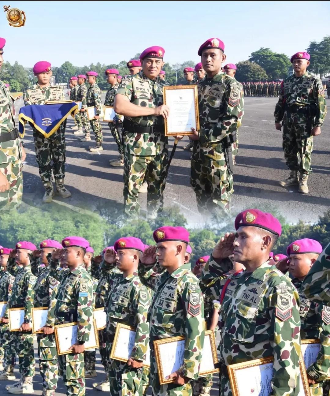Hancurkan Markas Kelompok Bersenjata di Papua, 17 Prajurit Marinir Terima Penghargaan Negara