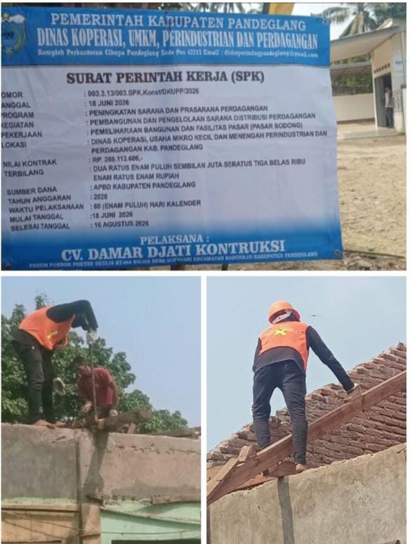 GOW-BANTEN Soroti Dugaan Pengabaian K3 di Proyek Pasar Sodong, Pekerja Disebut Tak Dilengkapi APD Saat Bekerja di Ketinggian