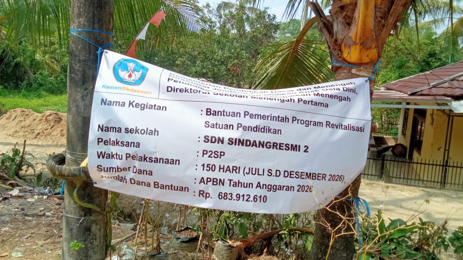 Diduga Carut-Marut Program Revitalisasi SDN Sindangresmi 2, GWI DPC Kabupaten Pandeglang Angkat Bicara — Desak Pemeriksaan Menyeluruh