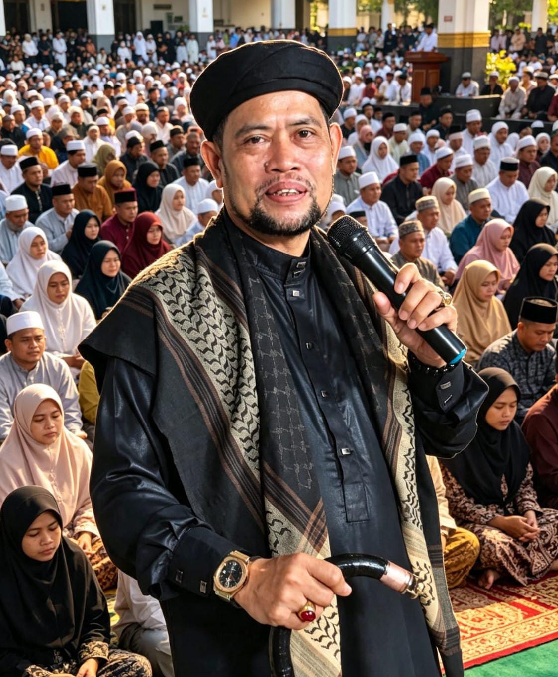 Gaya Ceramah Khas, Merakyat dan Mengena di Hati, KH Ahmad Daroji Pukau Jamaah Maulid Nabi 2026