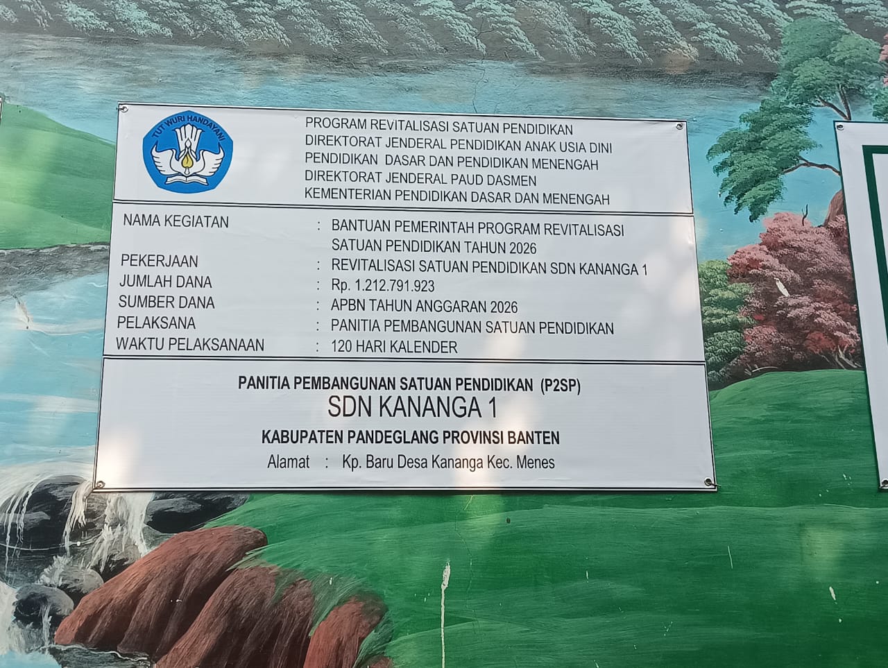 Korwil Mengaku Tak Terlibat, Revitalisasi SDN Kananga 1 RP1,21 Miliar Kini Bergulir Ke Disdikpora: Siapa Sebenarnya Yang Bertanggung Jawab?