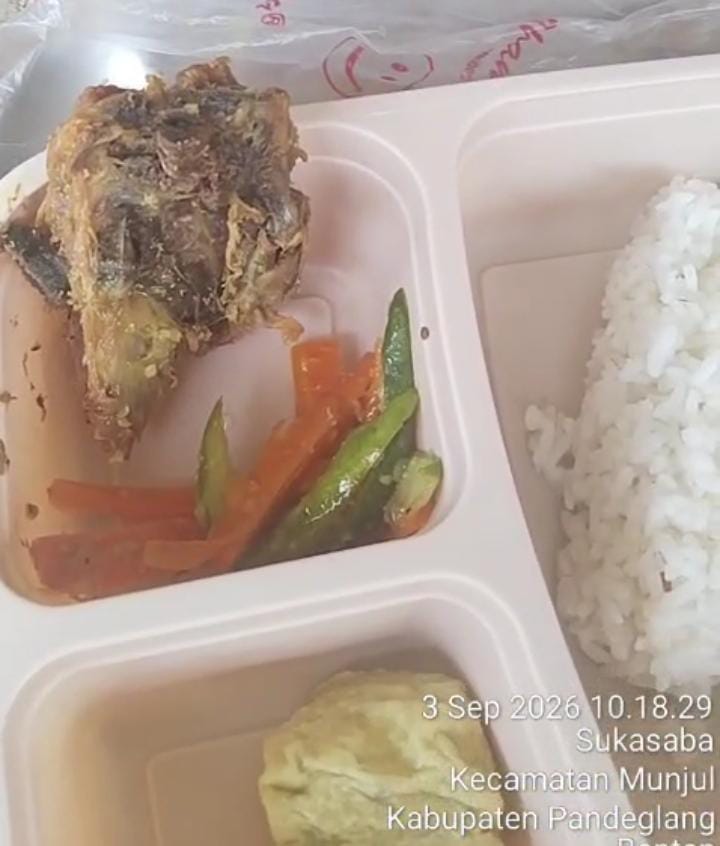 Lagi-lagi Menu MBG Sukasaba Dipertanyakan: Daging Ayam Bagian Bokong, Tahu dan Tumisan Disajikan, GOW-BANTEN Soroti Pengawasan dan Kesesuaian Porsi